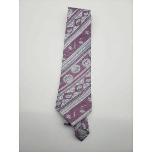 Paisley Lilac 100% Pure Silk Men's Neck Tie